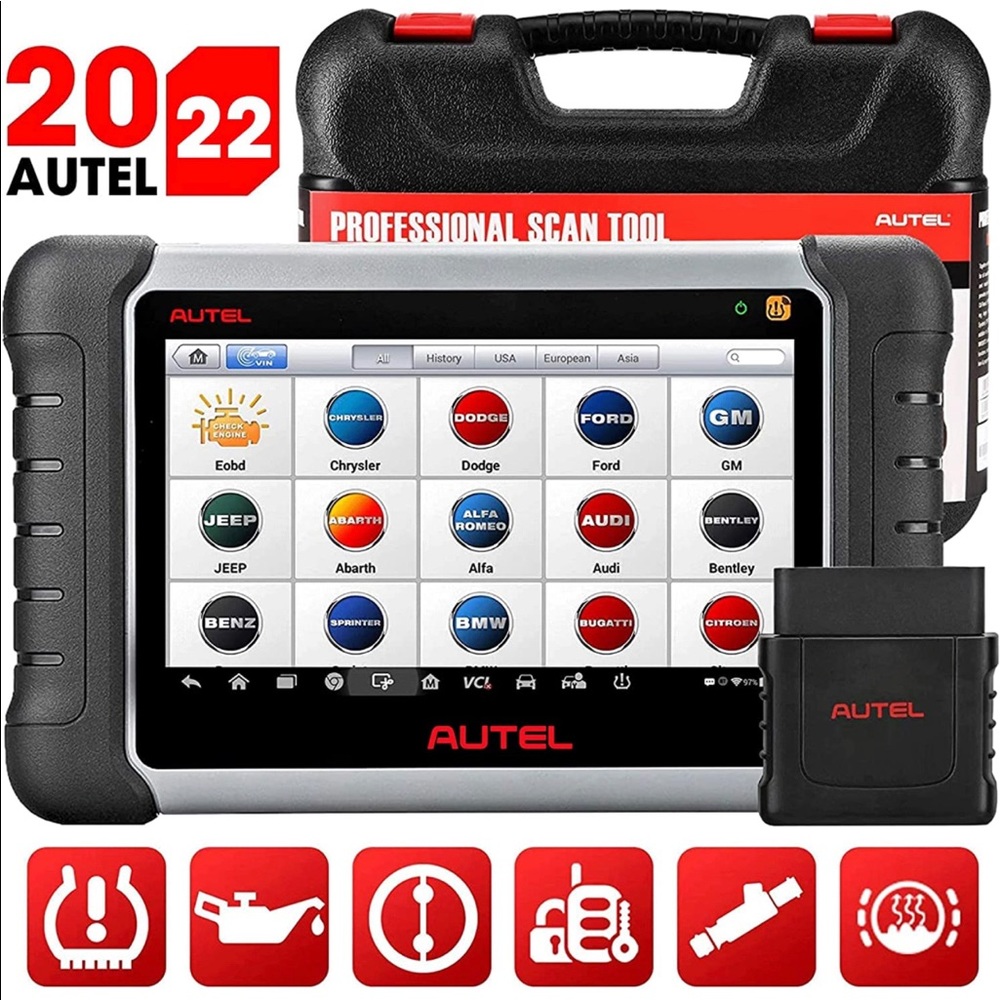 AUTEL MaxiCOM MK808TS TPMS OBD2 Scanner Automotive Car Diagnostic Tool
